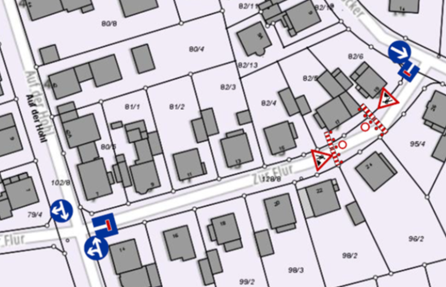 Bild Vollsperrung in Wißmar "Zur Flur"