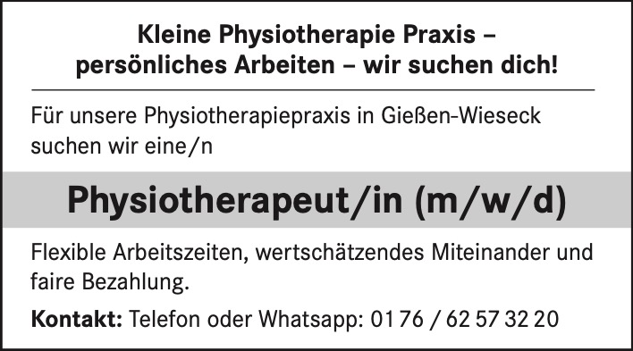Physiotherapie_Stellenausschreibung_KW19