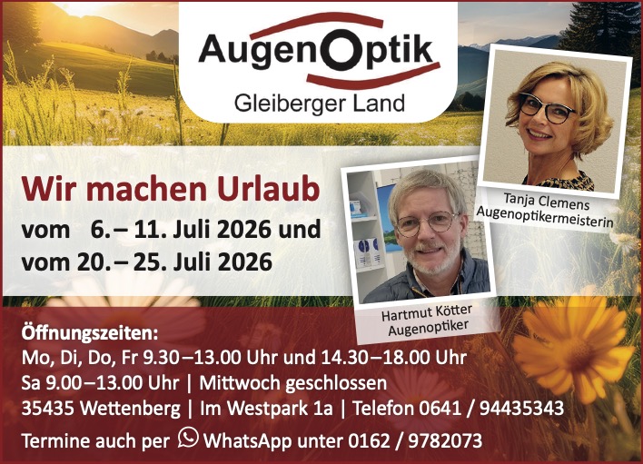 Augenoptik_Gleibergerland_Urlaub_KW26