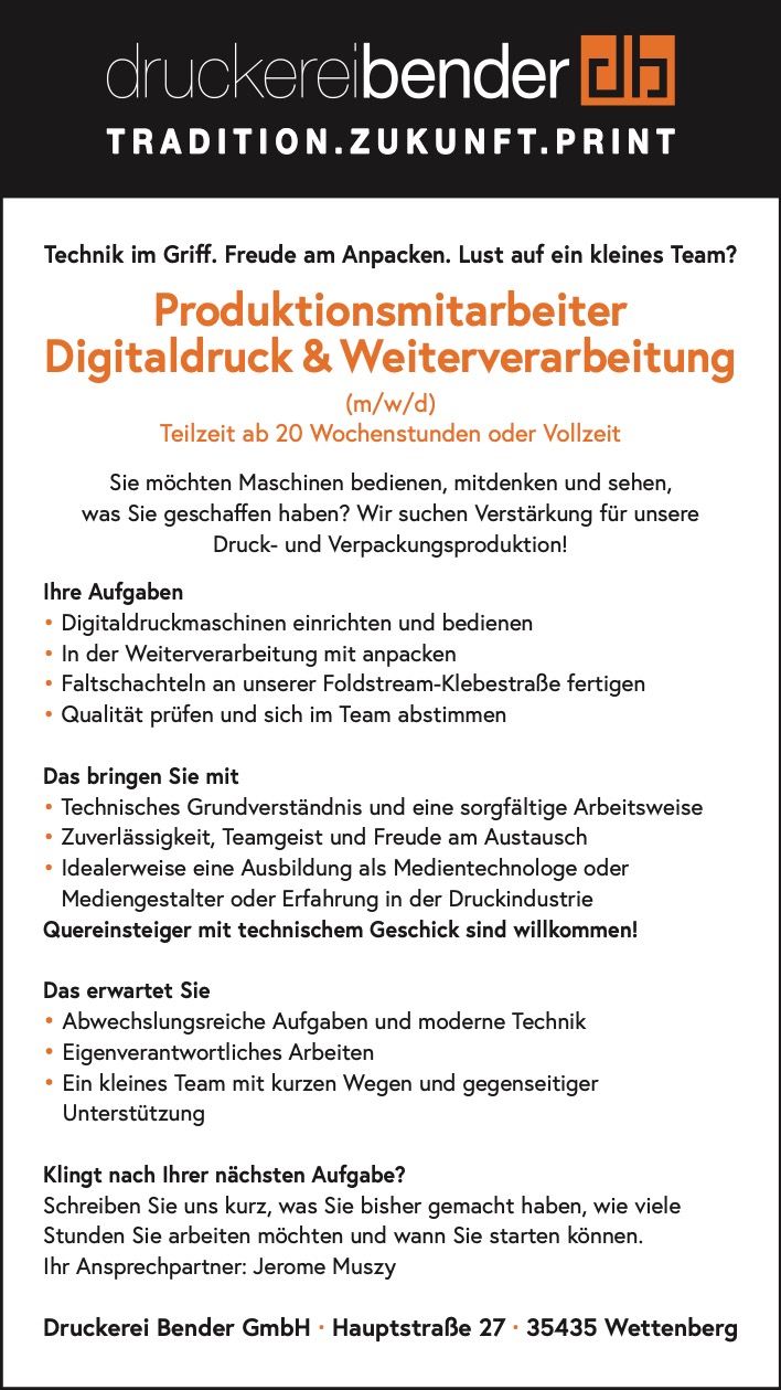 Bender_Stellenanzeige_KW44